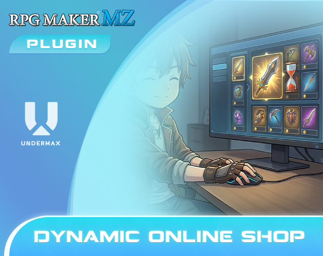 Screenshot 3 for RPG MAKER MZ Plugin: Dynamic Online Shop