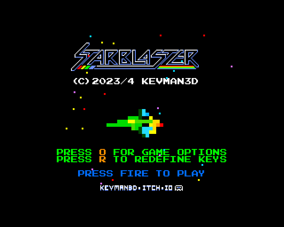 Starblaster (ZX Spectrum Next 2.08+) by Kevman3D