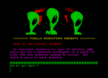 Area 51: Roswell 128k -ZX Spectrum-