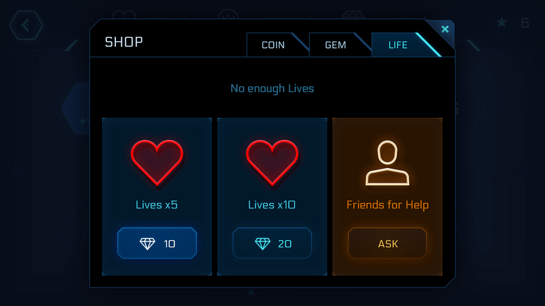 GUI - SciFi Blue by LAYERLAB