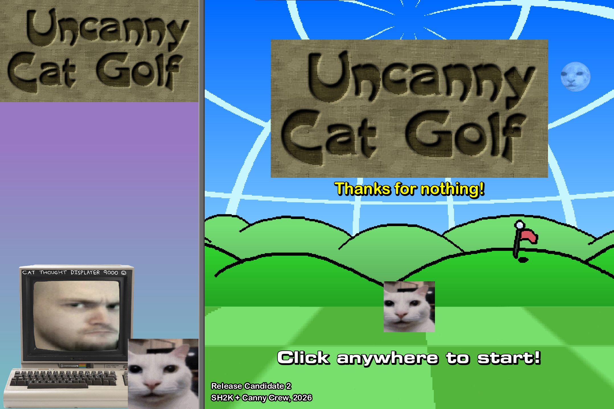 Screenshot 2 for Uncanny Cat Golf