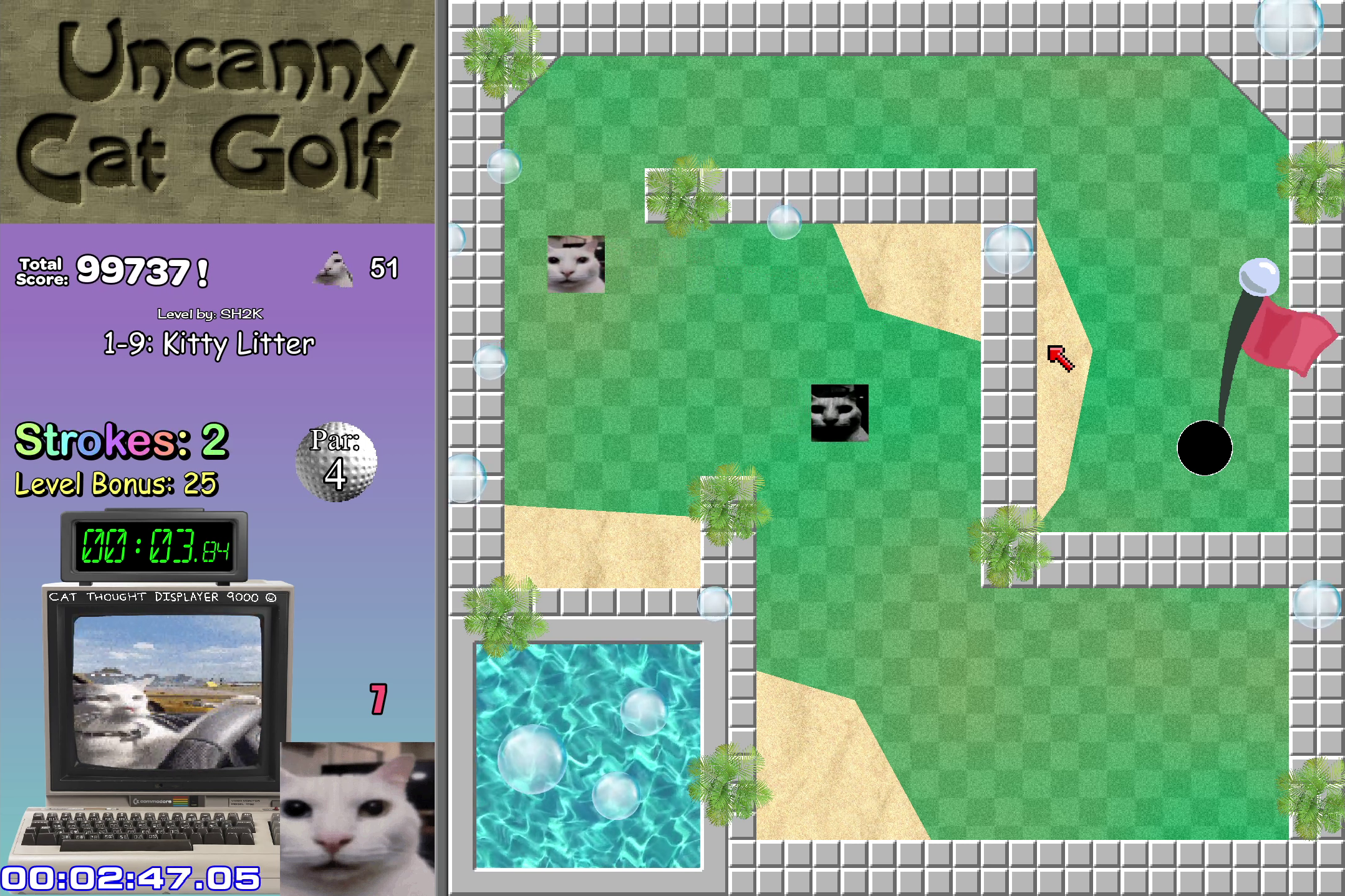 Screenshot 3 for Uncanny Cat Golf