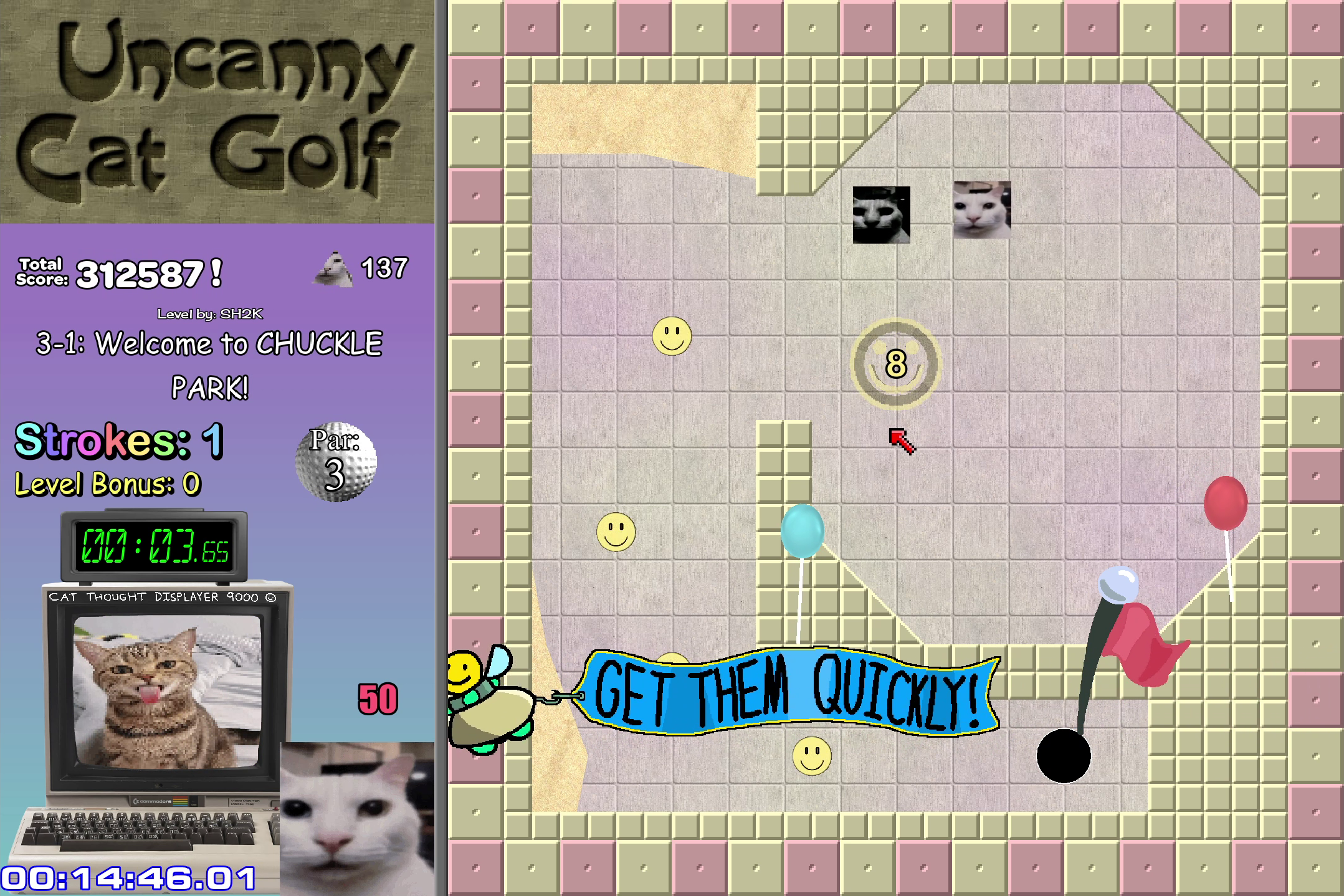 Screenshot 4 for Uncanny Cat Golf