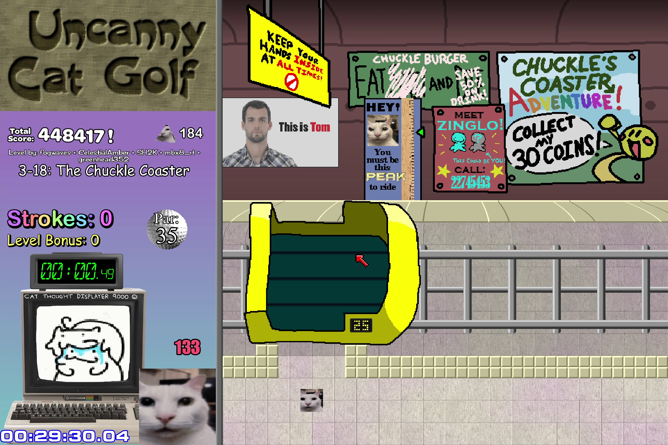 Screenshot 5 for Uncanny Cat Golf