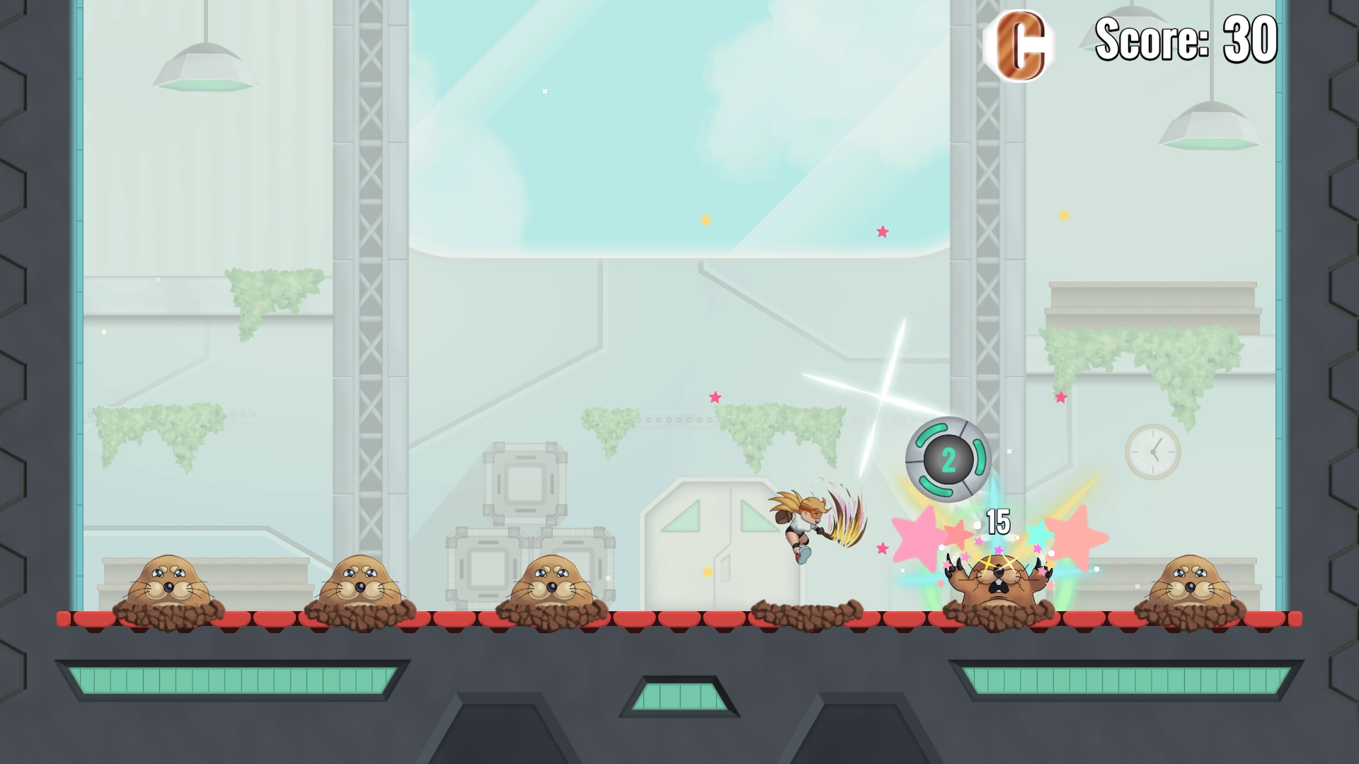 Screenshot 3 for Cyber Volley Demo