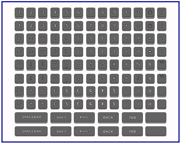 UI Keyboard Keys by VerzatileDev