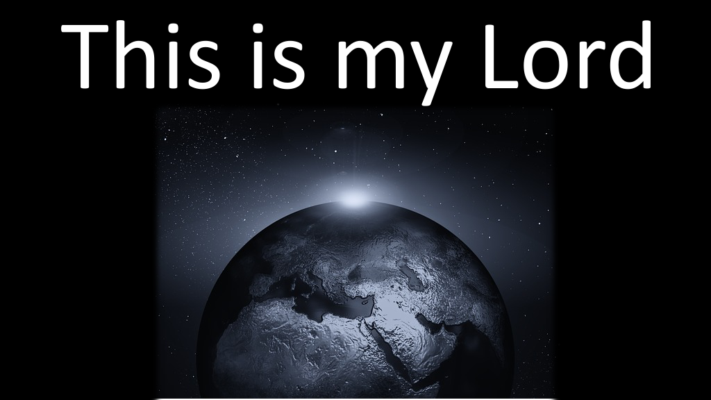 Cover image for This is my Lord