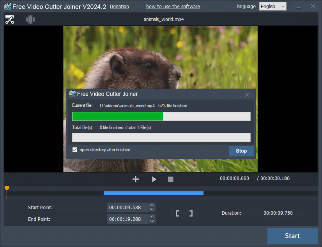 Screenshot 5 for Free Video Cutter Joiner