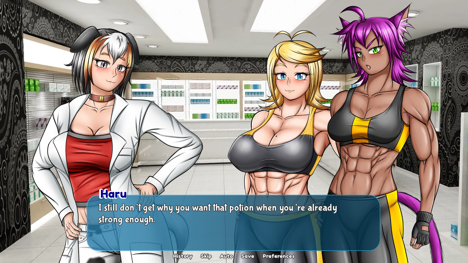 Askitari Girls Growth Potions Pibell's Pharmacy ( FMG Game ) screenshot 2