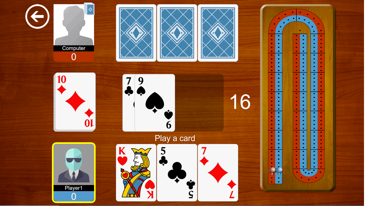 Play cribbage online, free with friends