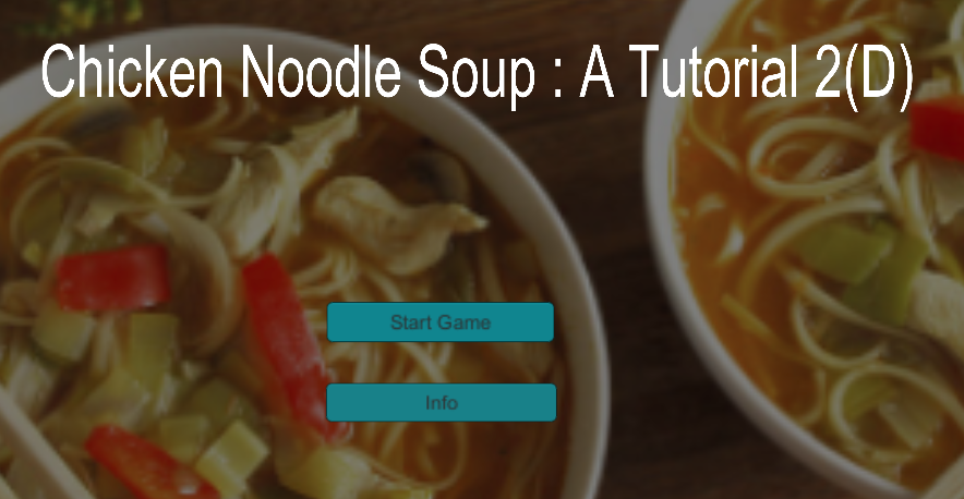 Chicken Noodle Soup: A Tutorial 2(D) Mac OS