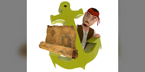 Cover image for Pirate Treasure Map Runner