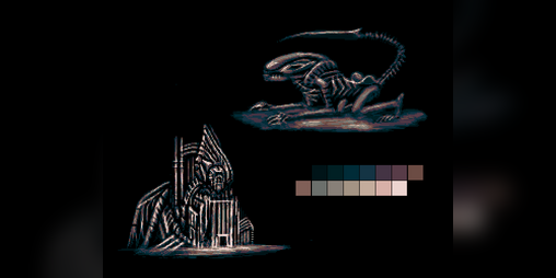 Cover image for Giger's Alien / Dark Seed Palette