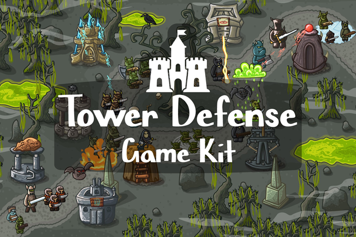 Fantasy Tower Defense Game Kit by Free Game Assets (GUI, Sprite, Tilesets)
