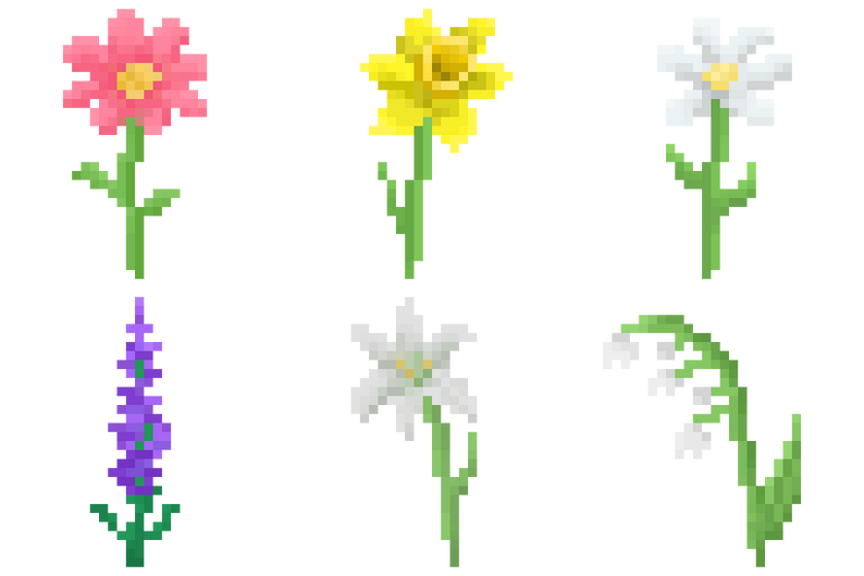FREE Flower Pack - 12 Icons by JennPixel
