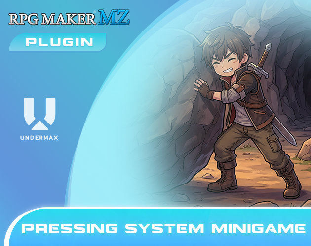 Screenshot 4 for RPG MAKER MZ Plugin: Pressing Minigame