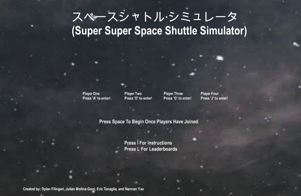 Super Super Space Shuttle Simulator