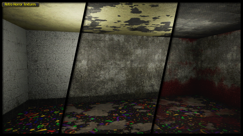 Retro Horror Textures by CorporateSoftworks