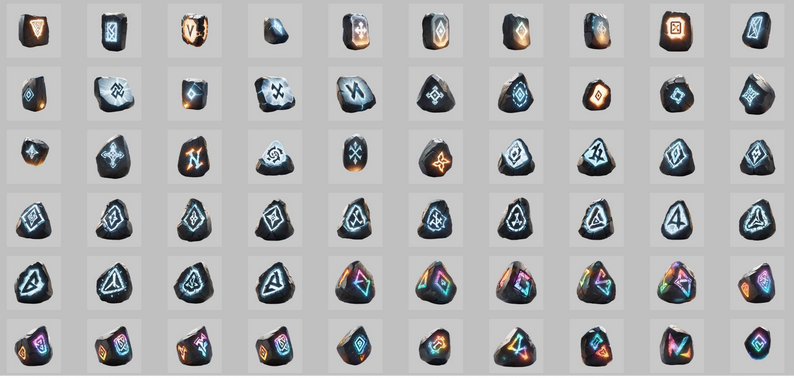 Hi-Def RuneStone Pack 1 - 500 Sprites by FortressSide