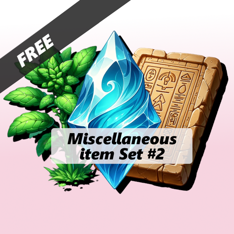 Miscellaneous item Set #2 free version by TrulyMalicious