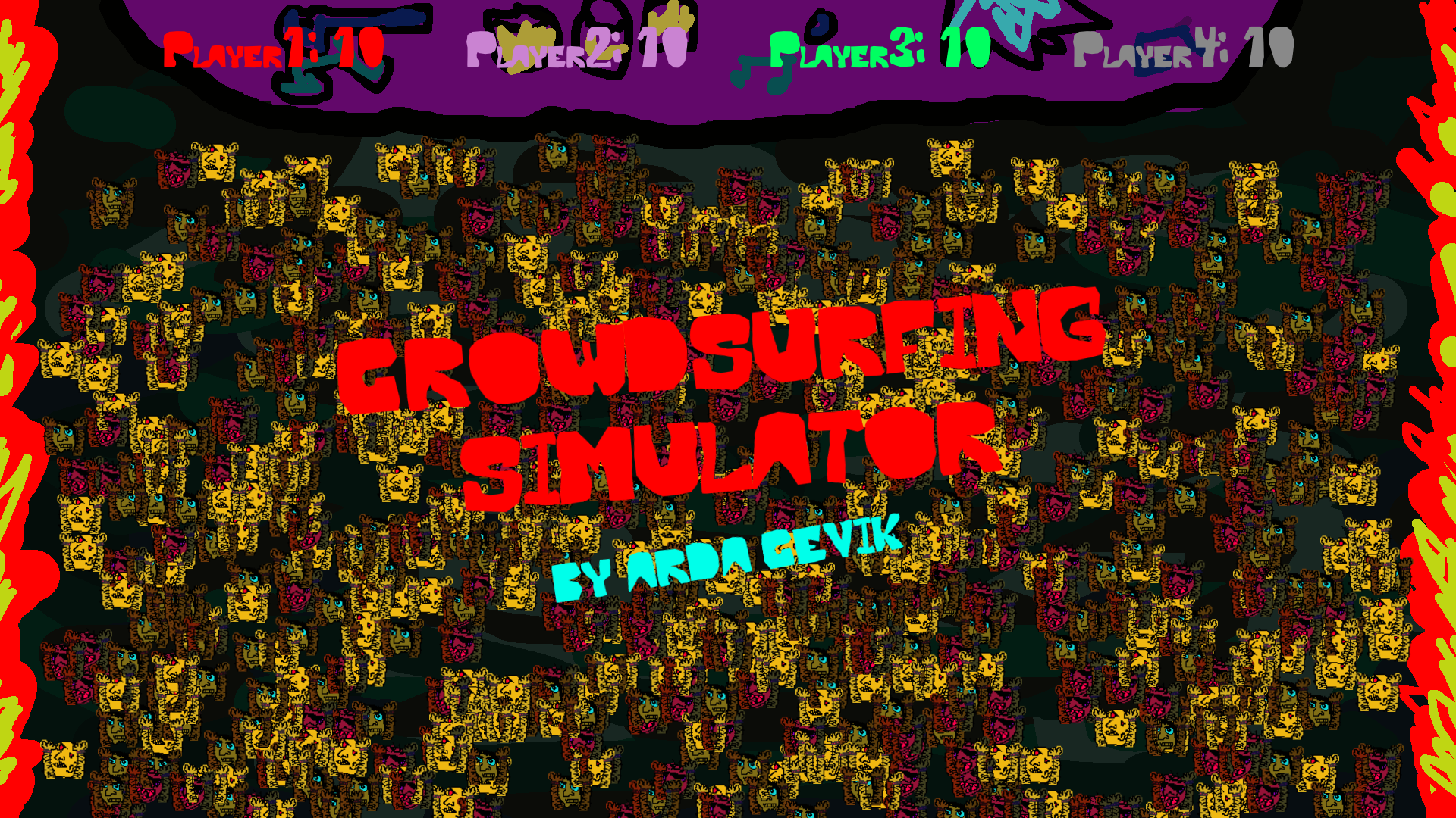 Crowdsurfing Simulator