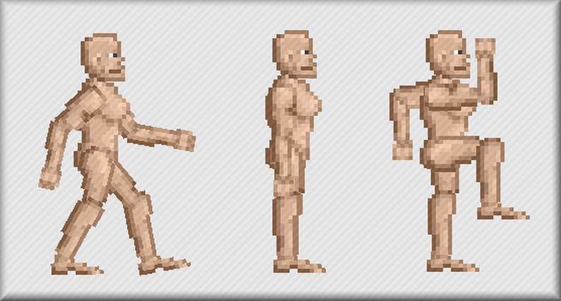 PSRC 2D Sprites - Human Character by Reactorcore