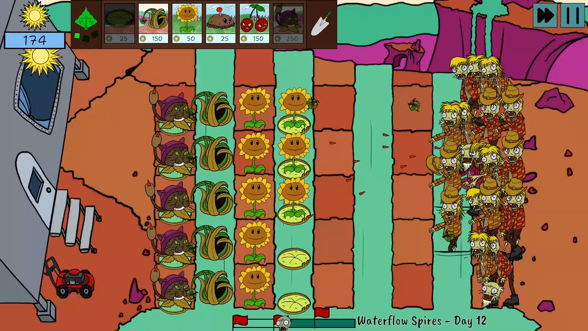 Screenshot 3 for Plants Vs. Space Zombies