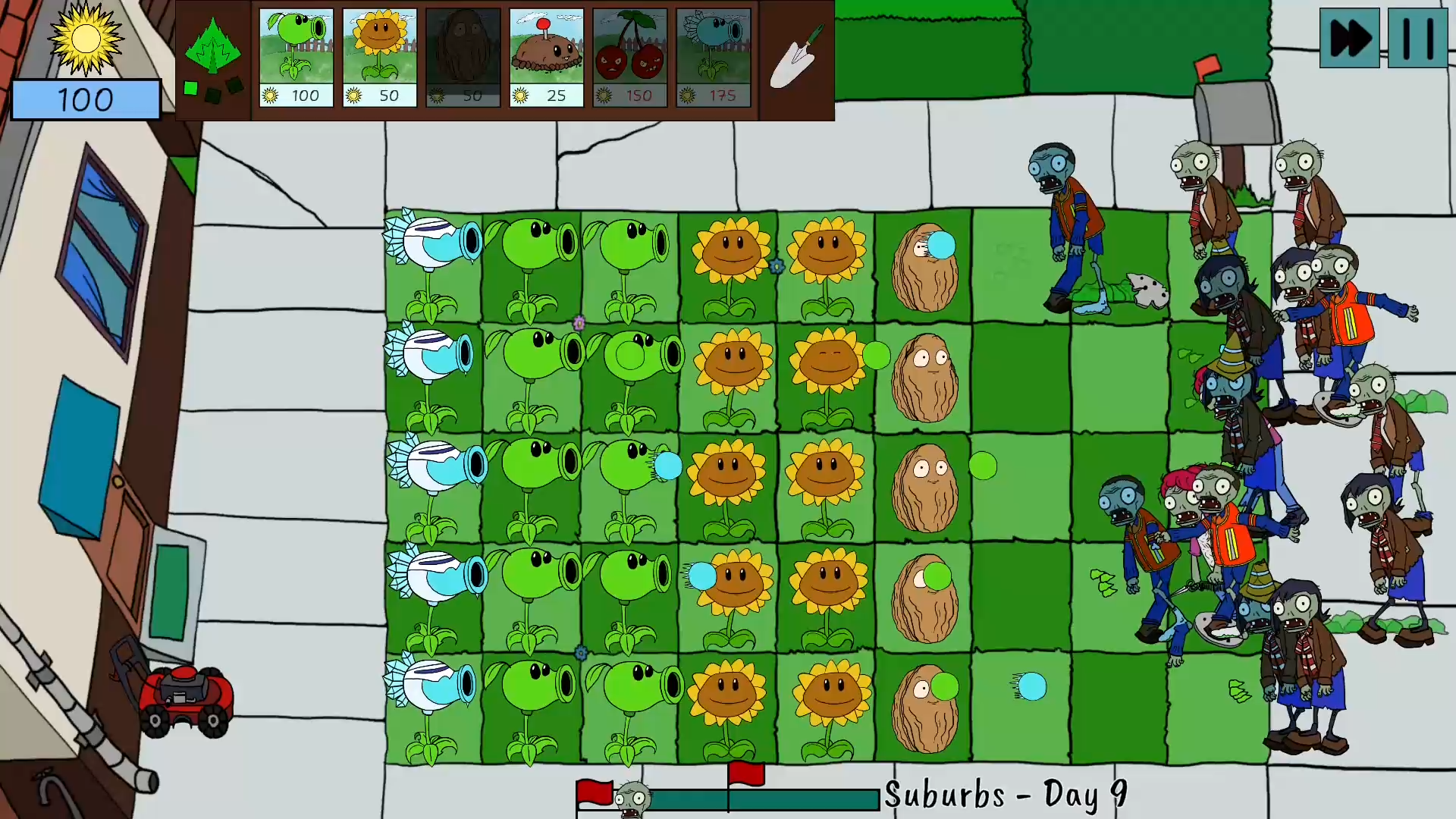 Screenshot 2 for Plants Vs. Space Zombies