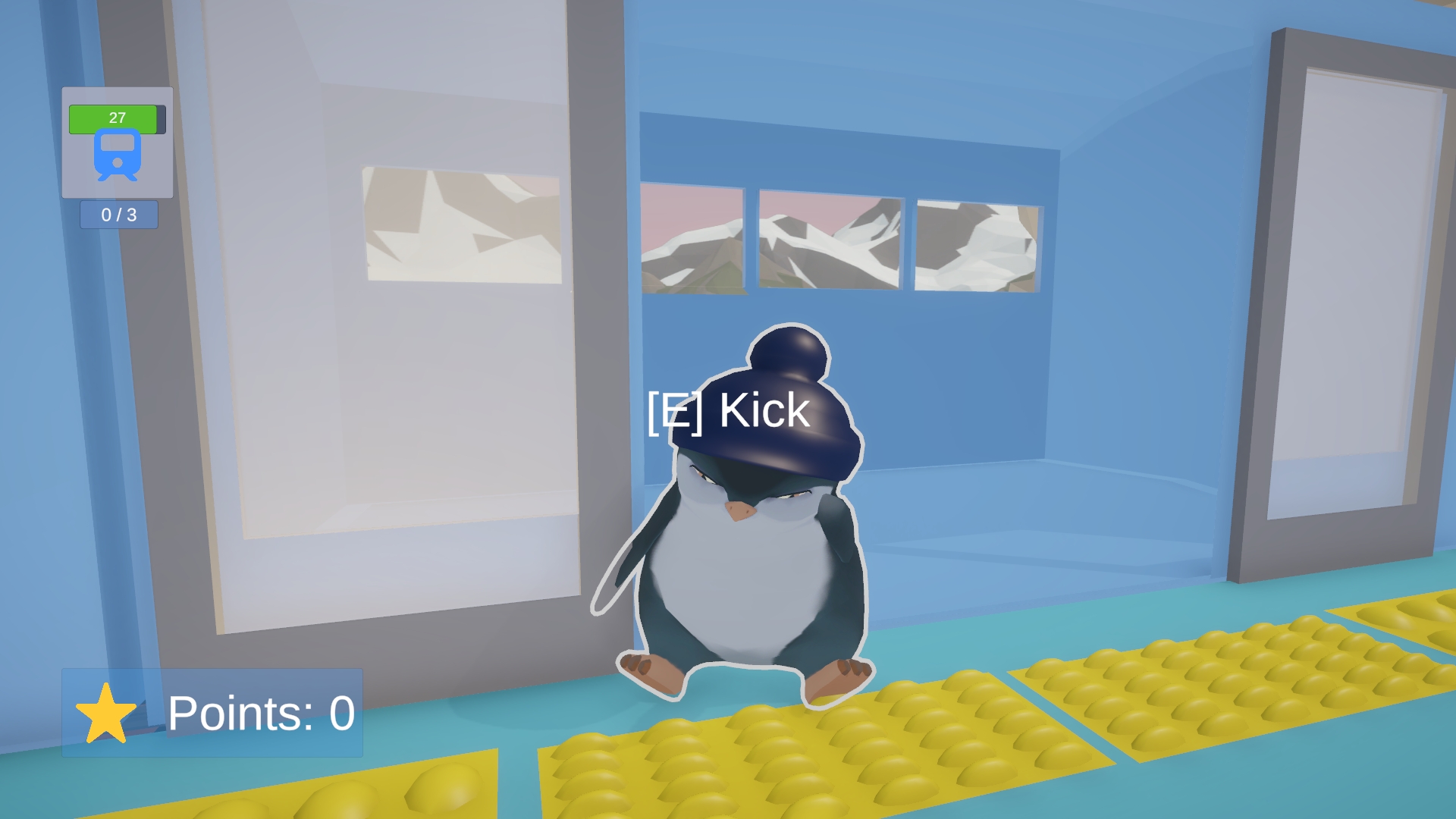 Penguins At Pengu Station By Nick Swift