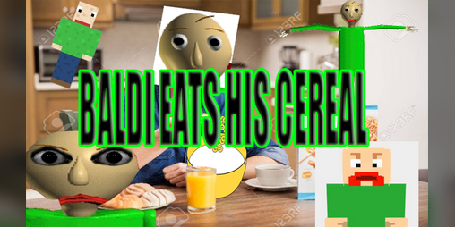 Cover image for Baldi Eats His Cereal