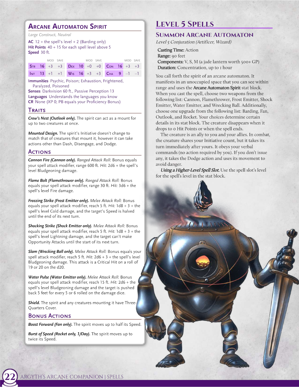 Screenshot 5 for Argyth’s Arcane Companion