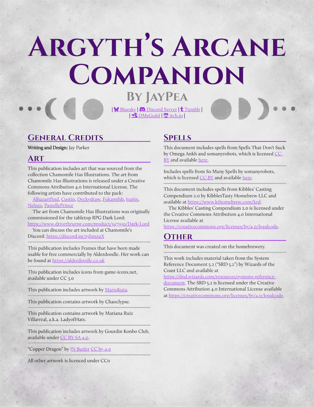 Screenshot 2 for Argyth’s Arcane Companion