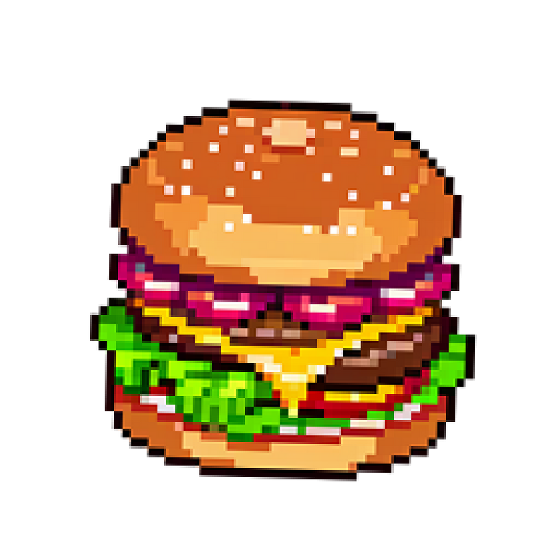 20 Fast Food Asset - Pixelart / Pixel Art sprite burger Pack RPG by ...