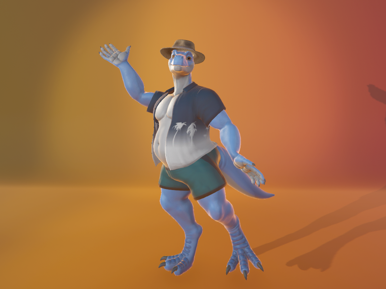 Dino dad avatar by nucleardan