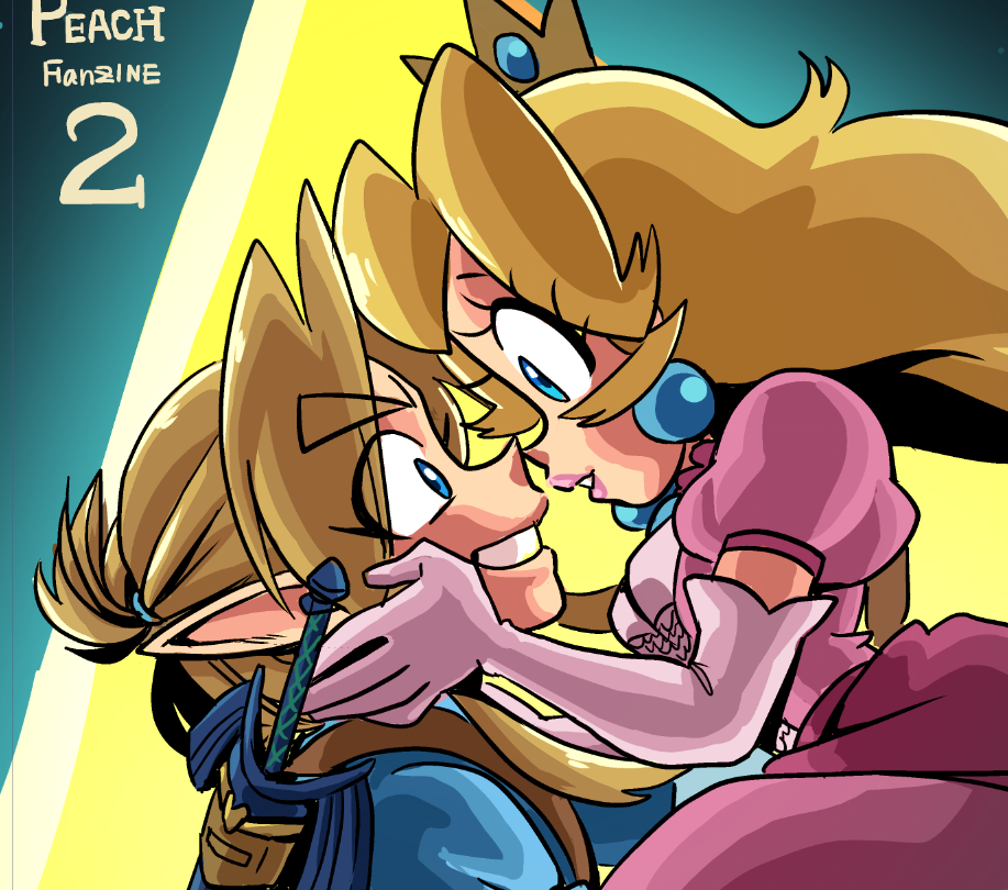 Cover image for The Hero of Hyrule: Link X Peach fanzine 2