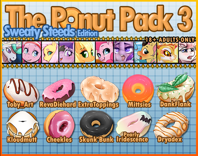 Ponut Pack 3 - Sweaty Steeds by Mittsies