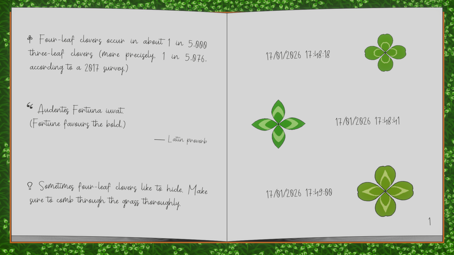 Screenshot 6 for One in a Thousand: Clover Book