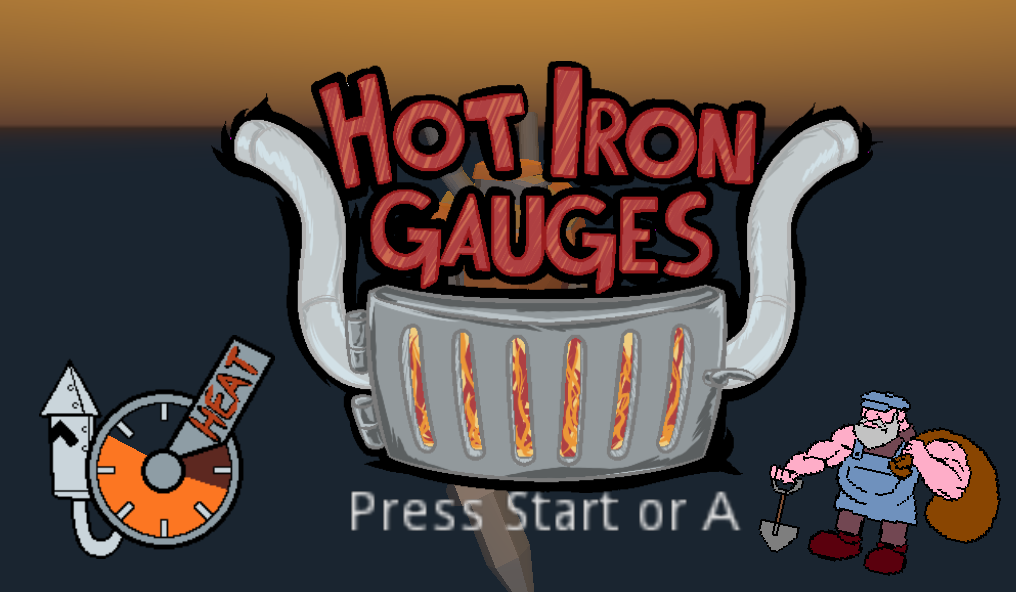 Godot Jame June 2018 - Hot Iron Gauges