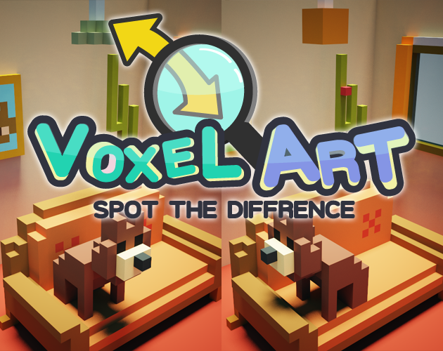 Voxel Art : Spot The Difference