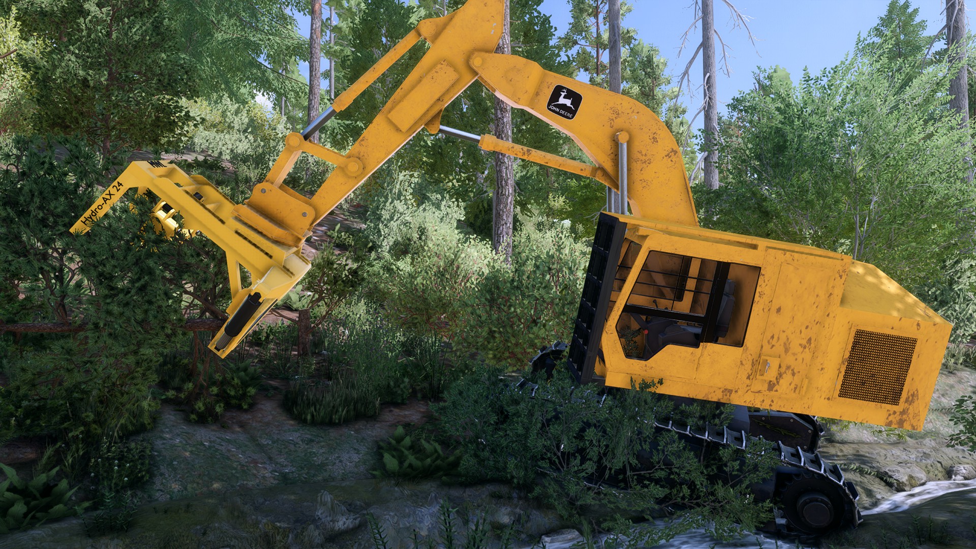 Fs22 Deere 793d Feller Buncher With Shear Head By Ll Logging 0632