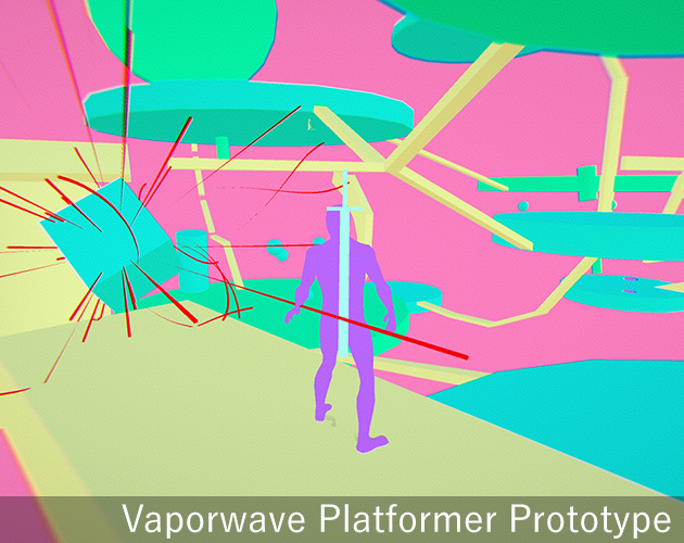 Cover image for VaporWave Platformer Prototype