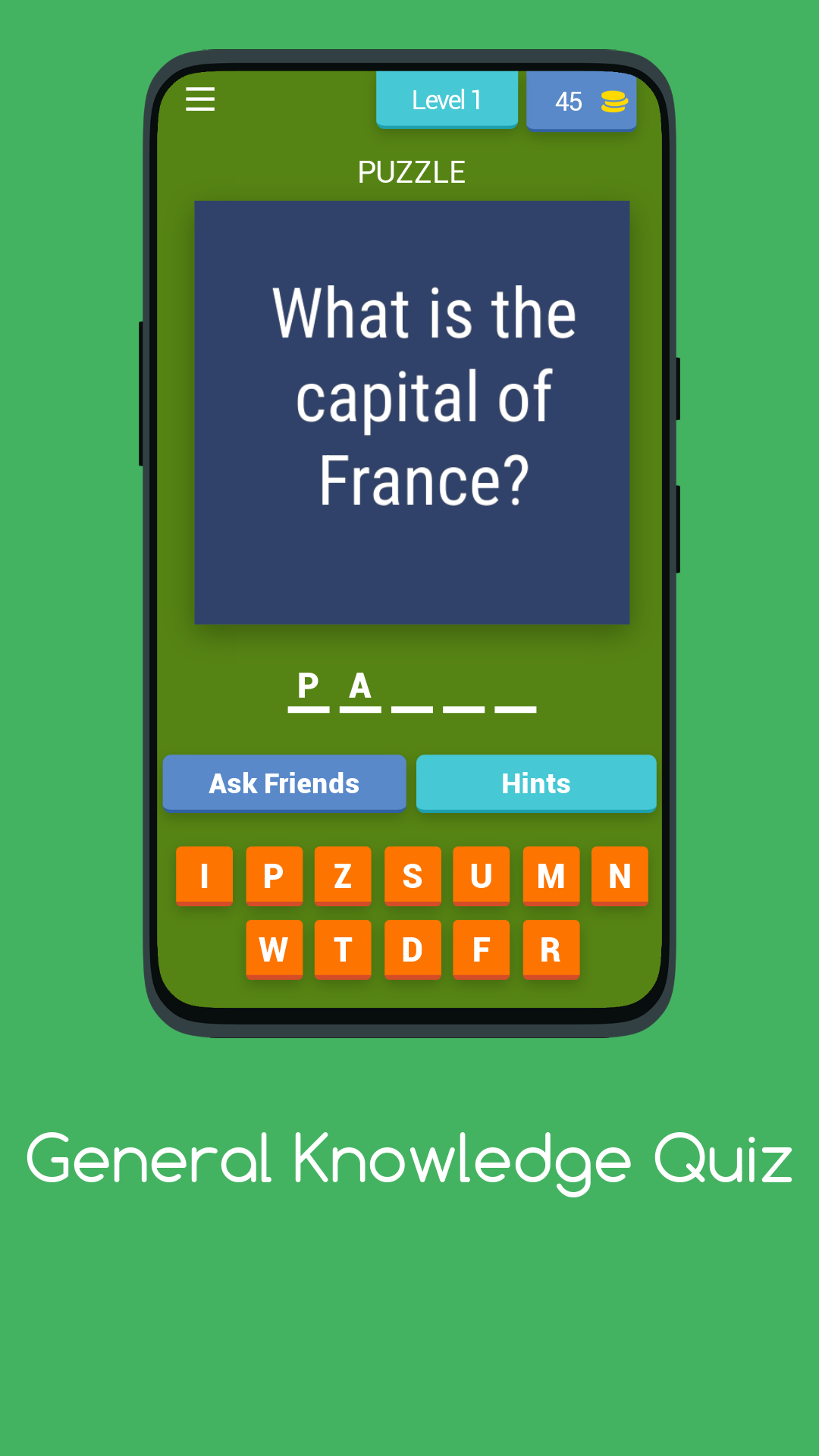 Rate General Knowledge Quiz by mindgamesmedia for [Now] Open Game Jam ...