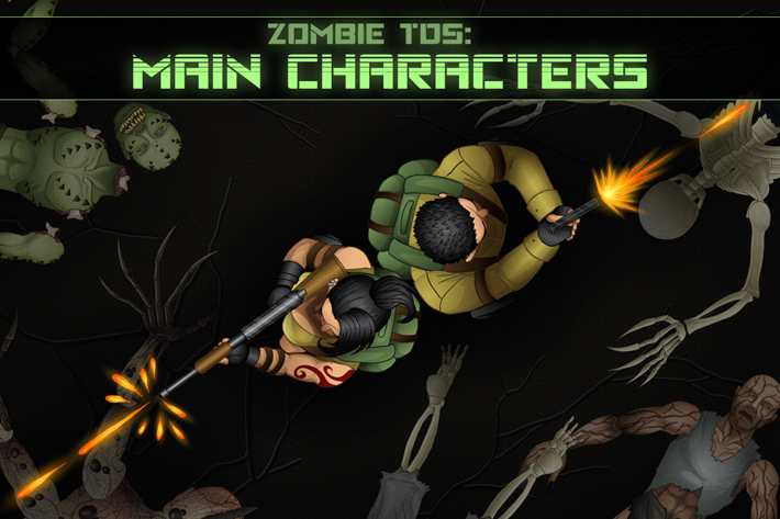 Top Shooter: Main Characters by Free Game Assets (GUI, Sprite, Tilesets)