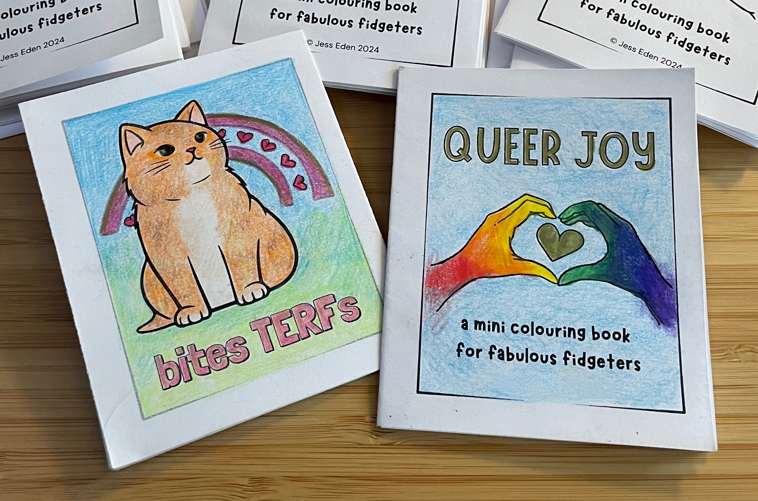 Queer Joy Colouring Book Series by Joysome Creations
