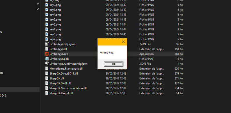 Limbo Key Screen Limbo keys but it's Windows by Mokotems