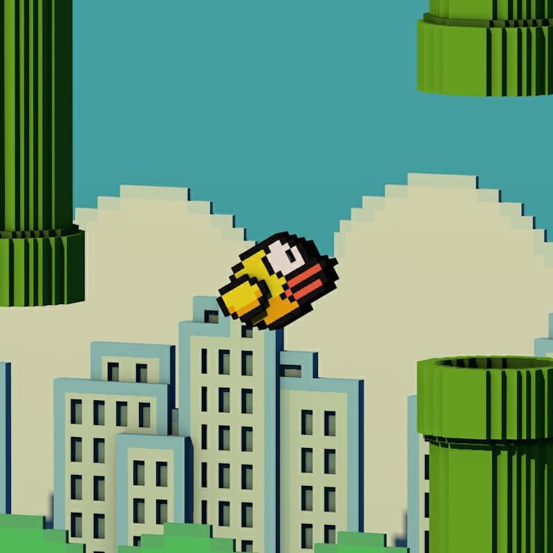 Flappy Bird Voxel