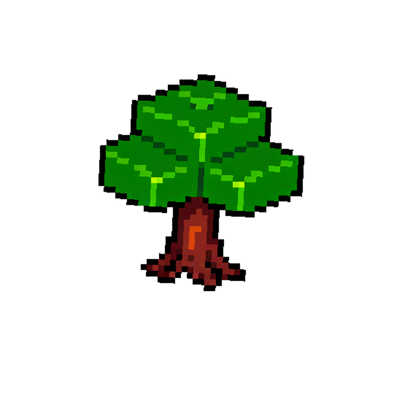 24+ Isometric Garden Pack - Pixelart / Pixel Art sprite Tree ...