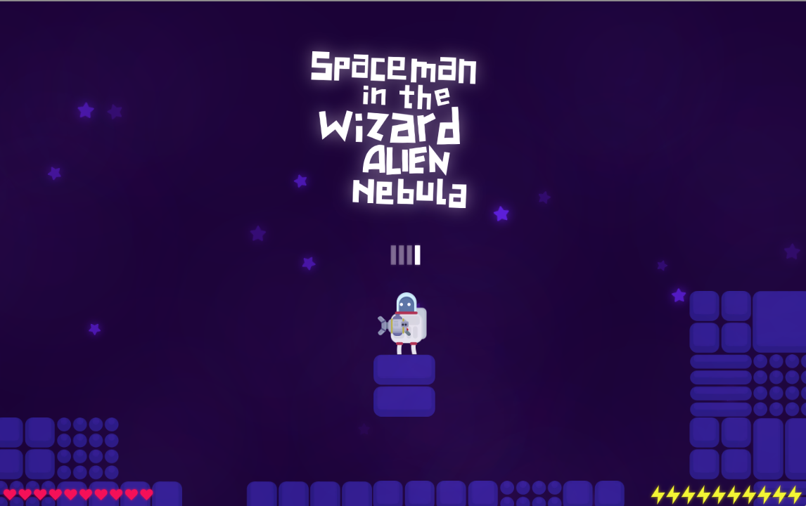 Cover image for Spaceman in the Wizard Alien Nebula