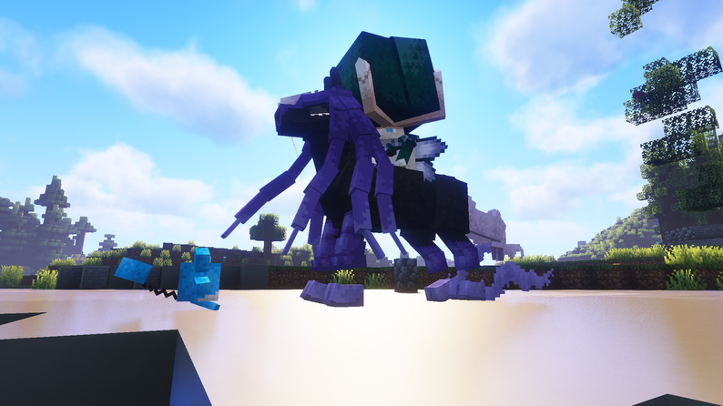 Calyrex Shadow Rider Cobblemon by AstralDesign
