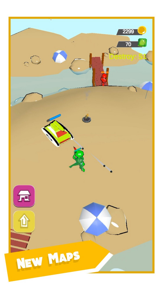 Top Down Shooter 3d Asset Game by RedCittav